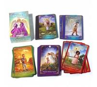 Shein Esenciales místicos góticos de adivinación: Baraja Tarot del Ángel de la Guarda ilustrado a mano que muestra el As de la carta del Agua de Guía Emocio