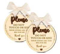 Shein Esenciales para bebé - Por favor, no tocar ni besar al bebé - Señal, artículos para bebé, esenciales para bebé, anuncio de bebé, decoración de guarder