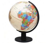 Shein Esfera Mundo Luminosa Campus University 25 cm Crema - Decorativa y educativa, ideal para aprendizaje geográfico y decoración de espacios ✅ Entrega 24/