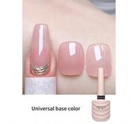 Shein 1 pieza esmalte de uñas en gel con efecto cat eye y sabor a mermelada de ciruela negra de 10 ml con cuentas de cristal y propiedades de curado con luz