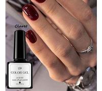 Shein Esmalte de uñas en gel de 10ML, color vino tinto, serie de colores, gel UV semi-permanente, chocolate, otoño invierno, arte de uñas, barniz de gel, Bo