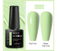 Shein Esmalte De Uñas En Gel Verde Estético Macaron Y2k De 7 Ml, Color De Caramelo Verde De Primavera Y Verano, Manicura De Esmalte Semipermanente, Barniz D