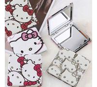 Shein Espejo de Hello Kitty de Sanrio, personajes de anime, gato Kitty, tocador (diferentes lotes de productos con diferencias de color)