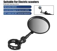 Shein Espejo retrovisor para manillar de scooter eléctrico para Ninebot Max G30 G3 G2 F3 E3 ZT3 F20 F30 F40 para Mi M365 1S Mi3, piezas de espejo de ajustab