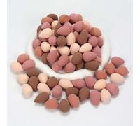 Shein Esponjas de maquillaje mini 10/20/30/50/100 piezas, esponjas de belleza de colores mixtos para fundación, líquido, crema y polvo perfecto, esponjas de