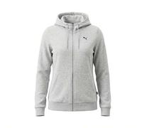 Shein Ess Small Logo Women's Full-zip Hoodie White