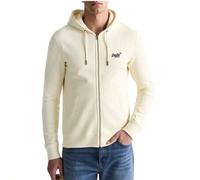 Shein Essential Men Zip Sweatshirt Beige