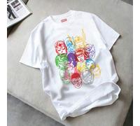 Shein Esta camiseta unisex de la colaboración de Marvel presenta a Thanos y su Guantelete del Infinito. Hecha de tela premium, es una opción de vestimenta d