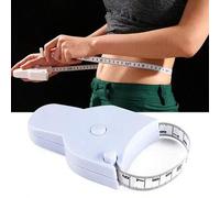 Shein Esta cinta métrica extensible de 1/2 piezas es una herramienta de medición portátil y precisa, perfecta para medir el pecho, la cintura, las caderas y