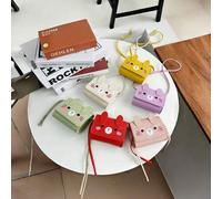 Shein Esta nueva bolsa cruzada MINI de diseño adorable de gato de dibujos animados es una bolsa cruzada casual, muy adecuada para niños, y también se puede