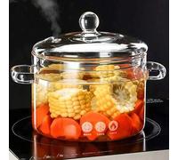Shein Esta olla de vidrio es muy práctica: se puede colocar directamente en el horno de microondas para calentar, también se puede usar como recipiente para