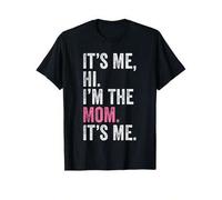 Shein Esta soy yo, hola, soy la mamá. Esta soy yo, camiseta retro con gráficos para hombre, divertida, de algodón, transpirable, cómoda, informal, deportiva