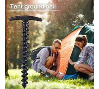 Shein Estacas de tornillo conector para camping y senderismo - resistentes al sol y la corrosión, clavos de escalada fáciles de usar, con un mango ergonómic