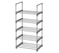 Shein Estante Zapatero, Estante para Zapatos, 5 Niveles, Metal, Apilable, Ahorra Espacio, Almacenaje Zapato, Multifuncional, para el Pasillo, Dormitorio, Sa