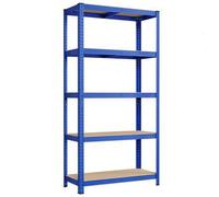 Shein Estantería Pesada de 5 Niveles, Estantería de Acero, Montaje sin Herramientas, para Instrumentos, Garaje, Almacén, Trastero, Carga de 875 kg, 40 x 90