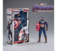 Shein Estatua de arte de la serie con figura movible del Capitán América, que se puede utilizar como regalo