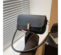 Shein Este bolso de hombro con tapa abatible y cadena es elegante, casual y minimalista. Es adecuado para ir de compras, llevar carteras y es especialmente