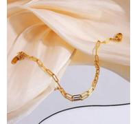 Shein Este brazalete minimalista, casual y de moda, de acero inoxidable con diseño de serpiente redonda y plana, es adecuado para el uso diario y también es