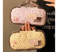 Shein Este estuche para lápices de 1 pieza de la tribu de piñas con gran capacidad presenta decoración de botones y cierre con cremallera, lo que lo hace co