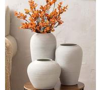 Shein Este jarrón de piso con estilo Wabi-Sabi es perfecto para exhibir flores secas. Su diseño inspirado en lo retro combina a la perfección la estética ch