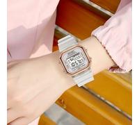 Shein Este reloj electrónico pequeño y cuadrado con forma de unicornio es adecuado para que los estudiantes lo usen, y es un reloj digital deportivo multifu