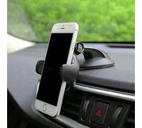 Shein Este soporte de teléfono para coche puede girar libremente, es ajustable tanto en dirección horizontal como vertical, y viene con un soporte para nave