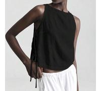 Shein Estilo Estocolmo 2026SS, Conjunto de maestra para mujer, Conjunto informal y holgado para festival de música, Estilo de vacaciones, Material de lino,