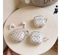 Shein Estuche colgante transparente blanco minimalista con forma de estrella, compatible con Huawei Freebuds 7i, Freebuds 2 New Freebuds SE3, Pro 3, estuche