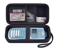 Shein Estuche compatible con Texas Instruments TI-30XS para calculadora científica MultiView, organizador de transporte con bolsillo de malla para bolígrafo