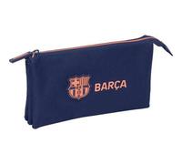 Shein Estuche del F.C.Barcelona 2ª Equipación Para Niños y Niñas - Estuche Infantil Ligero y Compacto Con Varios Compartimentos con Cierre de Cremallera y A