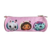 Shein Estuche Gabbys DollHouse, Portatodo Gabbys DollHouse CilÃndrico Infantil, Material Escolar, Color Rosa, 22 x 8 cm, Kiglam. Envios 24-48 horas