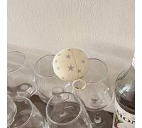 Shein Estuche minimalista para auriculares con diseño de estrella en color crema y asa para colgar, compatible con Huawei Freebuds 7i, Freebuds 2, Freebuds