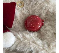 Shein Estuche para auriculares a lunares rojos y blancos con asa, compatible con Huawei Freebuds 7i, Freebuds 2, Freebuds SE 3, Freebuds 5i, Galaxy Buds Pro