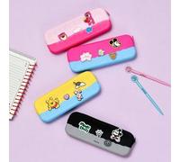 Shein Estuche para lápices perforado de Winnie the Pooh de Disney, hecho de silicona suave, transpirable y adorable, gran ayuda para organizar la papelería