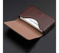 Shein Estuche para tarjetas de visita de gran capacidad en piel de PU con relieve de patrón de lichis, ligero y portátil para tarjetas bancarias, tarjetas d