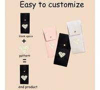 Shein Estuche portátil de pinceles de maquillaje personalizado, bolsa portapinceles de maquillaje multifuncional con estampado impreso