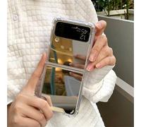 Shein Estuche protector de espejo de maquillaje de lujo para Samsung Galaxy Z Flip7, Z Flip6, Z Flip 5, 4, 3, Flip4, Flip3, Flip5, Z Flip 3, 4, 5, a prueba
