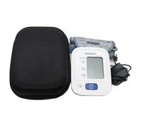 Shein Estuche protector rígido para el monitor de presión arterial de brazo superior Omron (incluye brazalete), bolsa de transporte portátil y protectora, a