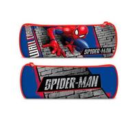 Shein Estuche Spiderman Cilindrico, Portatodo Spiderman Triple, Licencia 100% Oficial, 22 x 12 x 2 cm, Kiglam. Envios 24-48 horas