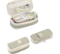 Shein Estuche transformable de gran capacidad para lápices y papelería con color salpicado, exclusivo para comercio transfronterizo. Estuche, bolsa de papel