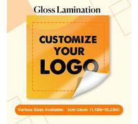 Shein Etiquetas y pegatinas personalizadas de 3-26 cm, pegatinas cuadradas personalizadas, crea tus propias pegatinas con cualquier diseño, logotipo o foto,