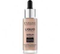 Shein Eveline Cosmetics Liquid Control HD Foundation con niacinamida y ácido hialurónico - Frasco cuentagotas - Tono 060 Sunny Beige - Humedad duradera y ac