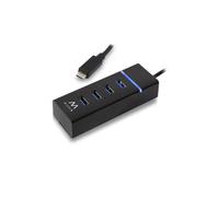 Shein Ewent EW1137 hub de interfaz USB 3.2 Gen 1 (3.1 Gen 1) Type-C 5000 Mbit/s Negro