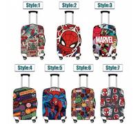 Shein Exquisitas fundas protectoras de maleta con diseño de Marvel Spider-Man, fundas protectoras de maleta reforzadas en varios tamaños, fundas antipolvo p