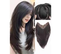 Shein Extensiones de cabello con clip en capas onduladas, piezas de cabello voluminizadoras y rizadas