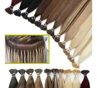 Shein Extensiones de cabello con punta I, cabello humano, extensiones de cabello con punta I - Invisibles, extensiones de cabello con fusión recta pre-unida