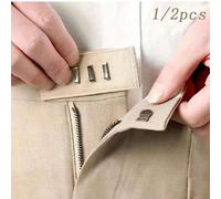 Shein Extensor ajustable de cinturón de cintura - Desmontable, ajuste elástico, unisex para pantalones, gancho largo, juego de extensores de botón de jeans