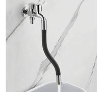 Shein Extensor Universal Giratorio 360°, Adaptador de Extensión de Tubo Flexible de Cobre Anti-Salpicaduras de 7.87-19.69 Pulgadas, Material Metálico, Adecu