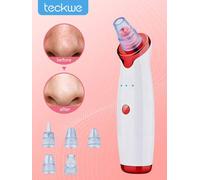 Shein Extractor de Puntos Negros, Aspirador Eléctrico de Poros para Extraer Puntos Negros, Acné, Comedones y Puntos Blancos, con Interfaz USB y 5 Niveles de