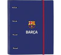 Shein F.C.BARCELONA 1ª EQUIP. 23/24 CARPETA 4 ANILLAS 35MM C/RECAMBIO - Carpeta Tapas duras forradas con Recambio de 100 hojas A4 - Carpeta Hojas con Cuadrí